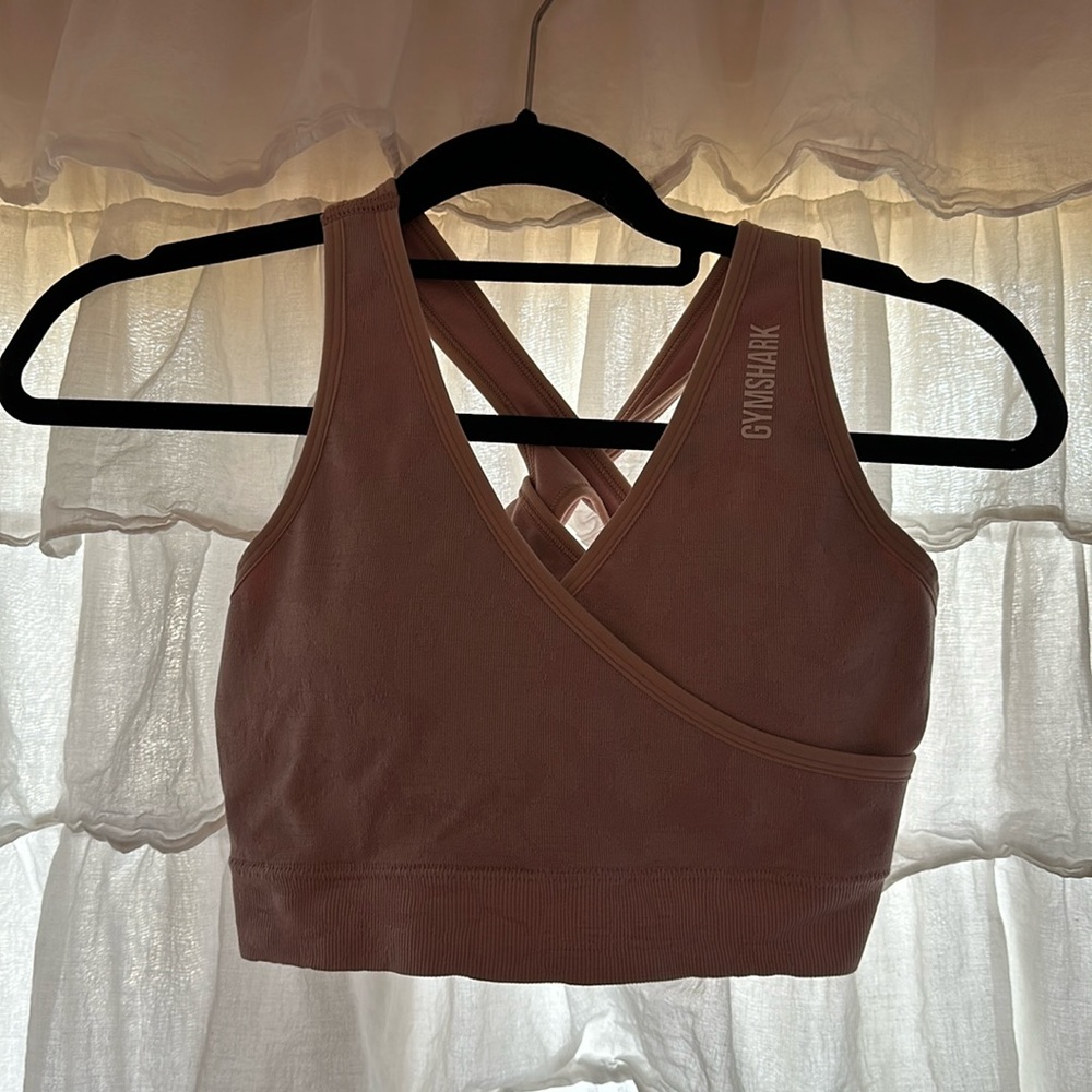 Gymshark Pink Camo Sports Bra
